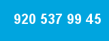 920 537 99 45